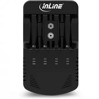 Ładowarka sieciowa InLine NiMH/NiCd, AA AAA i 9V