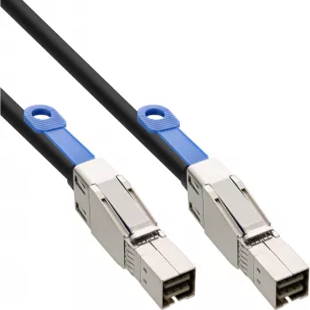Kabel Mini SAS HD zewnętrzny InLine SFF-8644 do SFF-8644 12 Gb/s 0,5 m