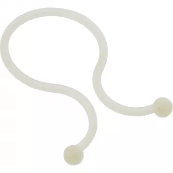 Opaski zaciskowe (skręcane) InLine 3,5–5 mm, kolor naturalny, 100 szt.