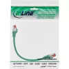 InLine Patch kabel S/FTP PiMF Cat.6 250MHz miedź bezhalogenowy zielony 0,25m