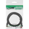 InLine Kabel krosowy S/FTP PiMF Kat.6 250MHz miedź bezhalogenowy czarny 1.5m