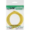 InLine Patch kabel S/FTP PiMF Cat.6 250MHz miedź bezhalogenowy żółty 3m