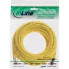 InLine Patch kabel S/FTP PiMF Cat.6 250MHz miedź halogen free żółty 5m