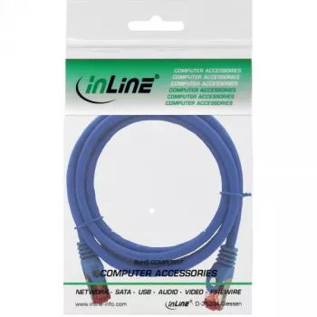 InLine Patch kabel S/FTP PiMF Cat.6 250MHz miedź bezhalogenowy niebieski 2m