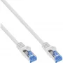 Kabel krosowy InLine, kat.6A, S/FTP, TPE elastyczny, biały, 7,5 m