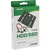 Ramka montażowa InLine HDD/SSD ZESTAW z kablem SATA i zasilającym, kątowy, z wkrętami