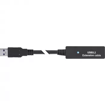 InLine USB 3.2 Gen.1 aktywny przedłużacz, USB-A męski na USB-C żeński, 5 m