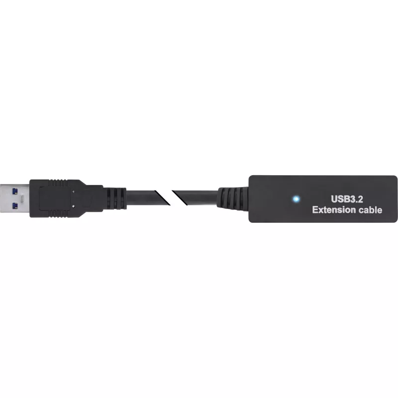 InLine USB 3.2 Gen.1 aktywny przedłużacz, USB-A męski na USB-C żeński, 5 m