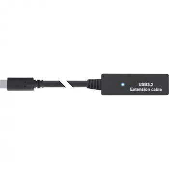 InLine USB 3.2 Gen.1 aktywny przedłużacz, USB-C męski na USB-C żeński, 5m