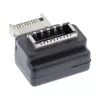 InLine adapter USB 3.2 wewnętrzny, panel przedni USB-E męski na USB-E żeński 90°