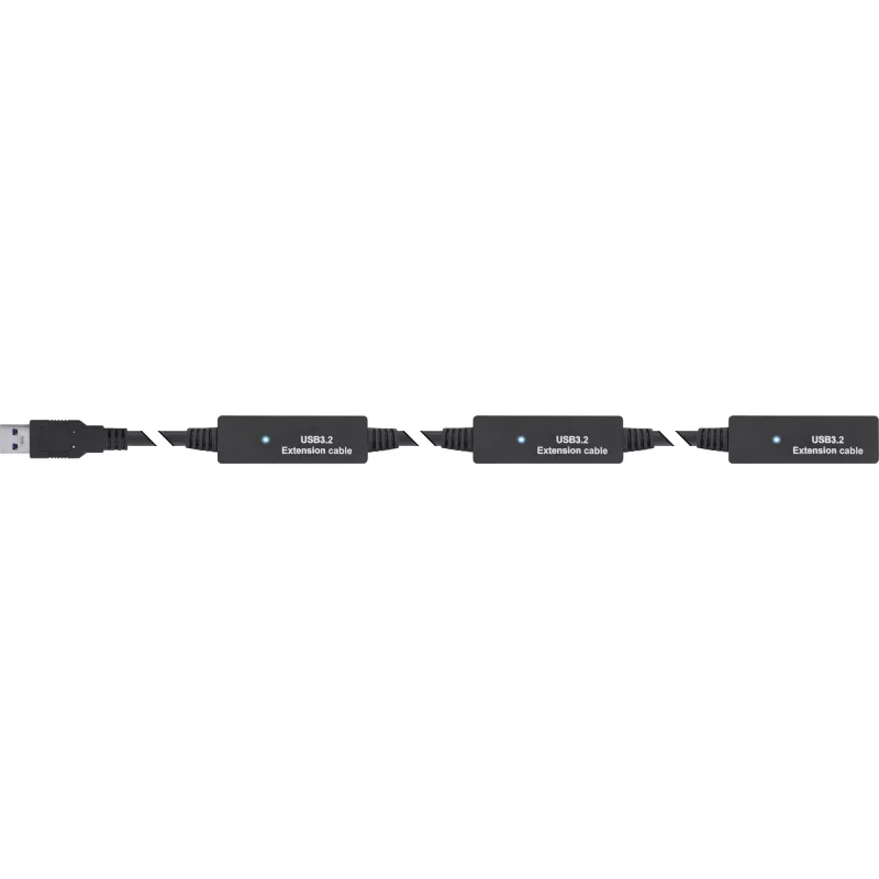 InLine Przedłużacz aktywny USB 3.2 Gen.1, USB-A męski na USB-C żeński, 10 m