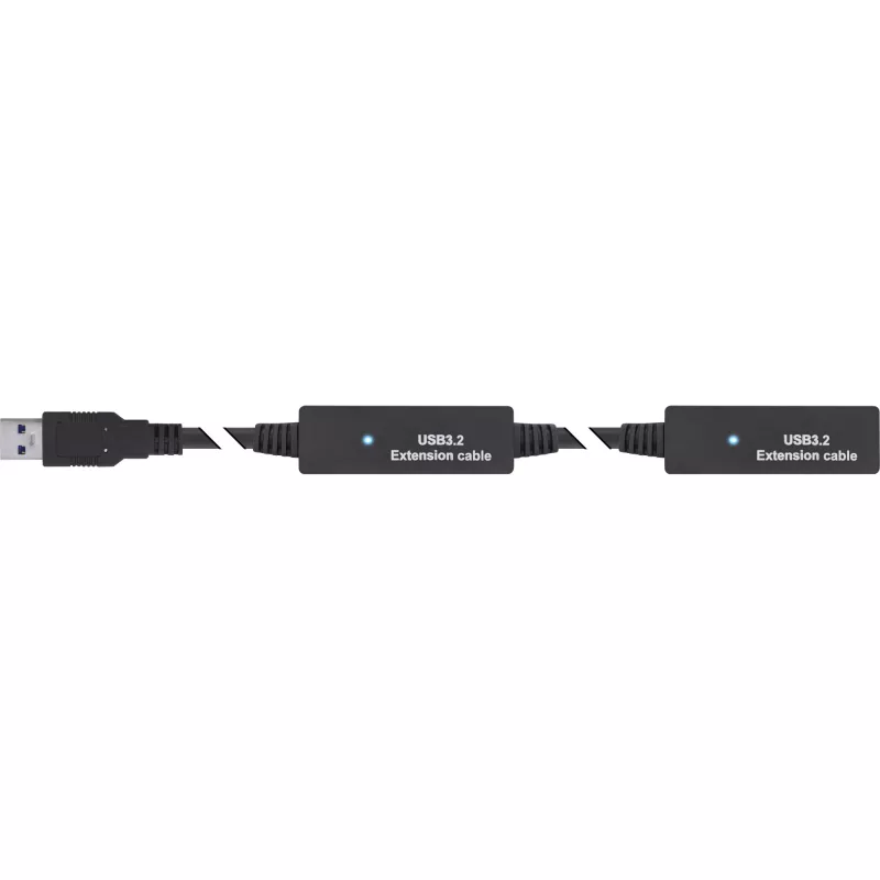 InLine aktywny przedłużacz USB 3.2 Gen.1, USB-A męski na USB-C żeński, 15 m