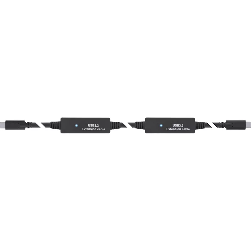 Aktywny kabel InLine USB 3.2 Gen.1, USB-C męski na USB-C męski, 10m