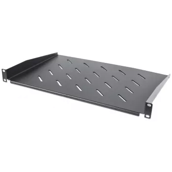 Intellinet 19 inch Cantilever Shelf, 1U, Shelf Depth 350mm, Vented, Max 25kg, Czarny, Three Year Warranty
