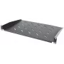 Intellinet 19-calowa półka wspornikowa, 1U, głębokość półki 300 mm, wentylowana, maks. 25 kg, czarna, trzyletnia gwarancja
