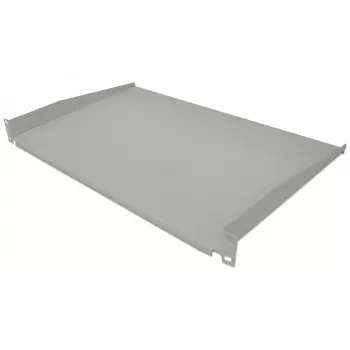 Intellinet Półka wspornikowa 19 cali, 1U, półka 300 mm, nieperforowana, maks. 25 kg, szara, trzyletnia gwarancja