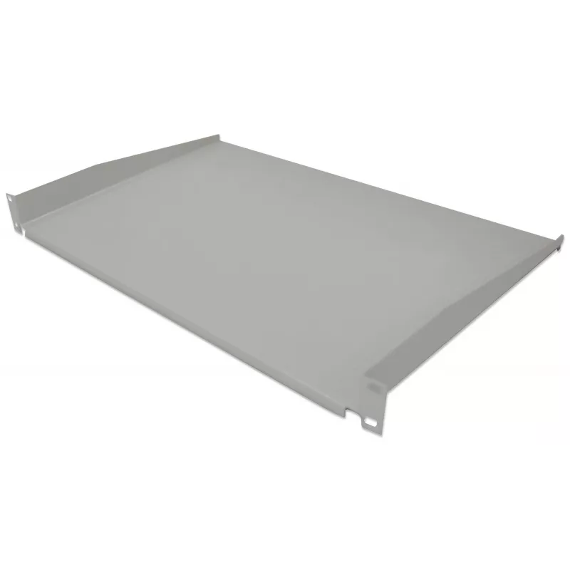 Intellinet Półka wspornikowa 19 cali, 1U, półka 300 mm, nieperforowana, maks. 25 kg, szara, trzyletnia gwarancja