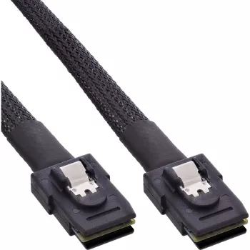 InLine Kabel SAS wewn. Mini-SAS SFF-8087 do Mini-SAS SFF-8087, z Sideband, 0,75 m