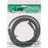 Kabel SAT Premium InLine 69310P 10m 2x ekranowany 2x wtyk F czarny