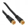InLine SAT kabel Premium 2x ekranowany 2x F-męski >85dB czarny 5m