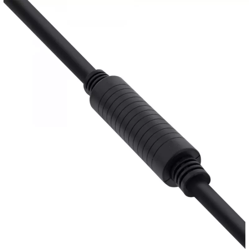 InLine, aktywny kabel HDMI High Speed z Ethernetem, M/M, czarny, pozłacane styki, 30 m