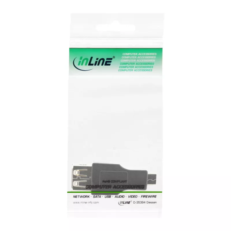 InLine Micro USB OTG Adapter Micro-B męski na USB A żeński