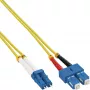 InLine światłowodowy kabel dupleksowy, LC/SC, 9/125µm, OS2, 10m