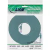 InLine płaski kabel krosowy, U/FTP, kat.6A, zielony, 7m