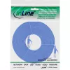 InLine Płaski kabel krosowy, U/FTP, kat.6A, niebieski, 5m