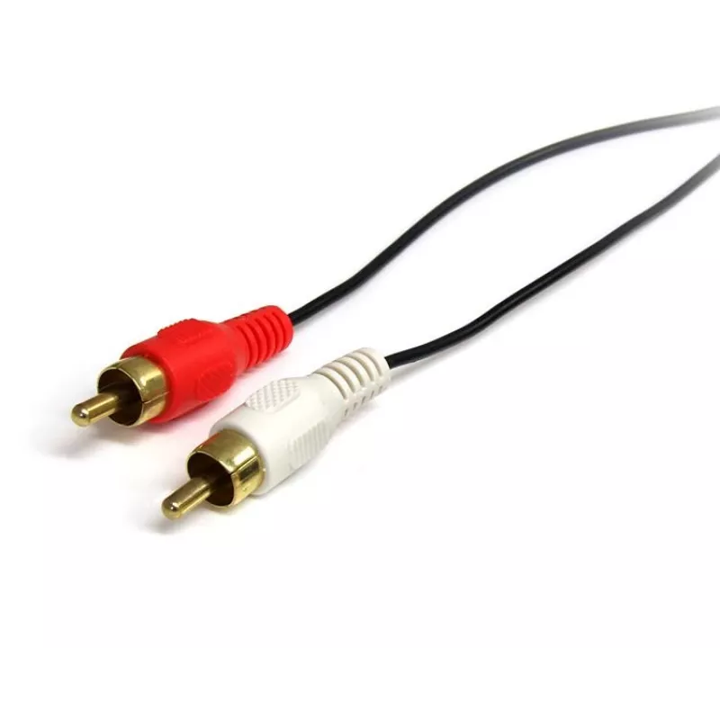 StarTech.com Kabel audio stereo 0,92 m – wtyk męski 3,5 mm na 2x wtyk męski RCA