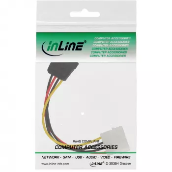 InLine Kabel zasilający SATA 1x 5,25 cala / SATA 0,15 m
