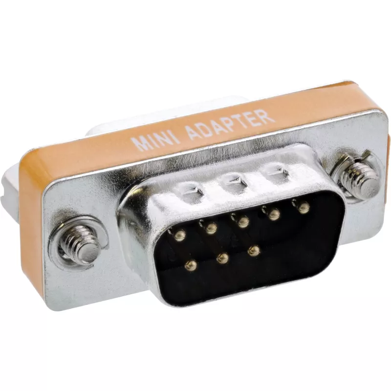 Adapter null modem InLine DB9 męski/żeński