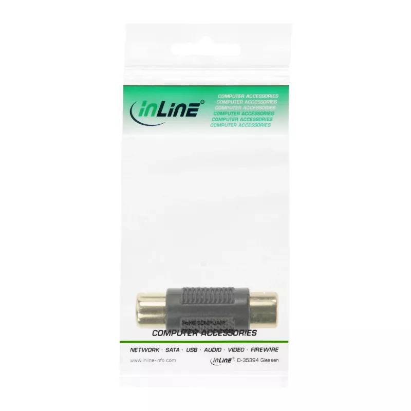 Adapter audio RCA żeński / żeński InLine 99315