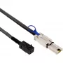 Kabel InLine Mini SAS HD SFF-8643 do SFF-8088 1m