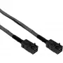 InLine Mini SAS HD kabel SFF-8643 to SFF-8643 with Sideband 0.5m