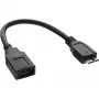 adapter kablowya InLine Micro USB 3.0 OTG, wtyk Micro B na gniazdo USB Type A, 0,15 m