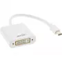 InLine Mini DisplayPort męski / DVI-D 24+1 Adapter żeński biały, 0.15m