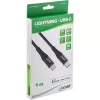 Kabel InLine USB-C Lightning, do iPad, iPhone, iPod, czarny/aluminium, 1m MFi