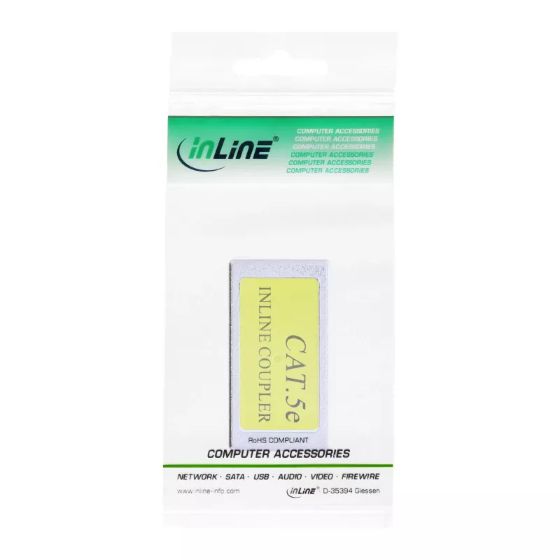InLine Cat.5e Crossover Adapter bezpośredni na crossover 2x RJ45 żeński ekranowany