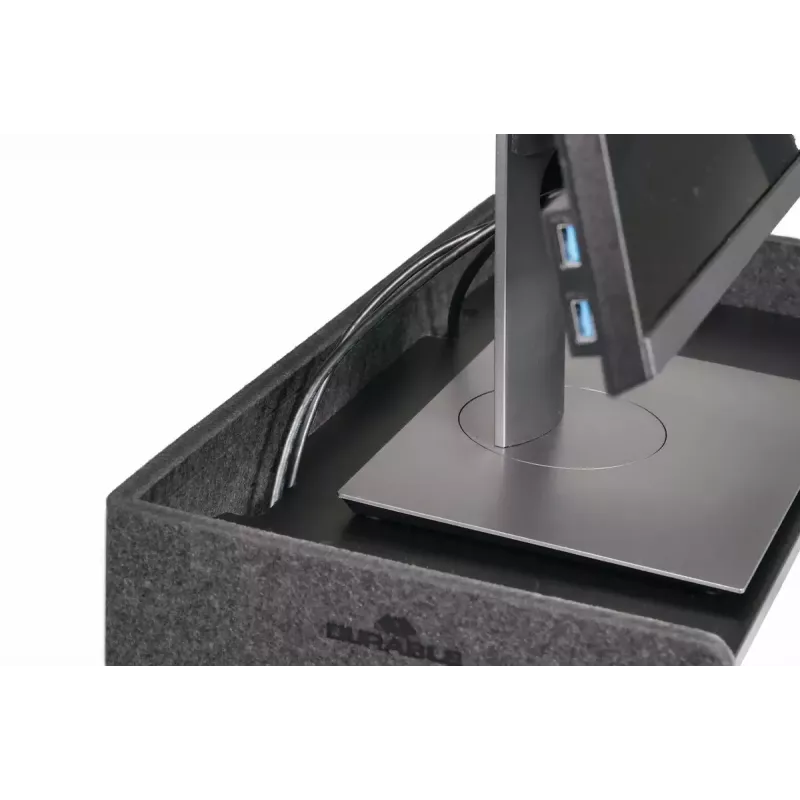 Uchwyt do monitora Durable 508158 wolnostojący udźwig 10 kg z regulacją wysokości