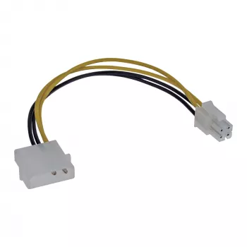 Kabel zasilający płyty głównej InLine 5,25 cala / 4-pin 12 V 0,20 m