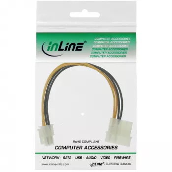Kabel zasilający płyty głównej InLine 5,25 cala / 4-pin 12 V 0,20 m