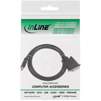 Kabel InLine HDMI-DVI HDMI męski / DVI męski 18+1 czarny 1,5 m