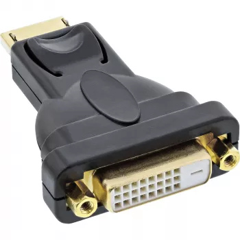 InLine Adapter DisplayPort DisplayPort męski na DVI-D 24+1 żeński czarny
