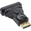 InLine Adapter DisplayPort DisplayPort męski na DVI-D 24+1 żeński czarny