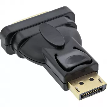 InLine Adapter DisplayPort DisplayPort męski na DVI-D 24+1 żeński czarny