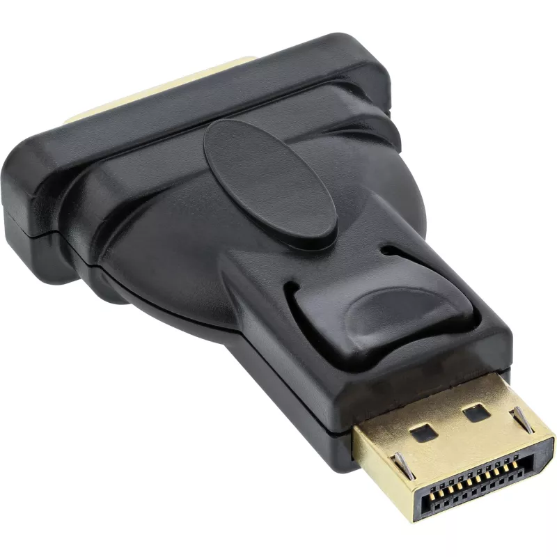 InLine Adapter DisplayPort DisplayPort męski na DVI-D 24+1 żeński czarny