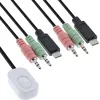 Przełącznik KVM InLine, 2-portowy, USB-C na DisplayPort 1.2, 4K, audio, zintegrowany kabel