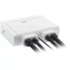 InLine Przełącznik KVM, 2-portowy, USB-C+DP do DisplayPort, 4K, audio, zintegrowany kabel
