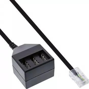adapter kablowya InLine TAE RJ45 wtyk męski na TAE NFN gniazdo żeńskie 69942